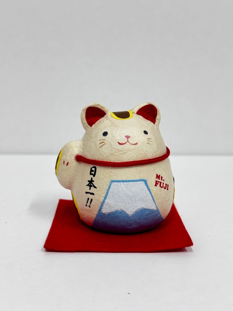 龙虎作 | 和纸富士山日本一招财猫 - 摆饰 - 纸 