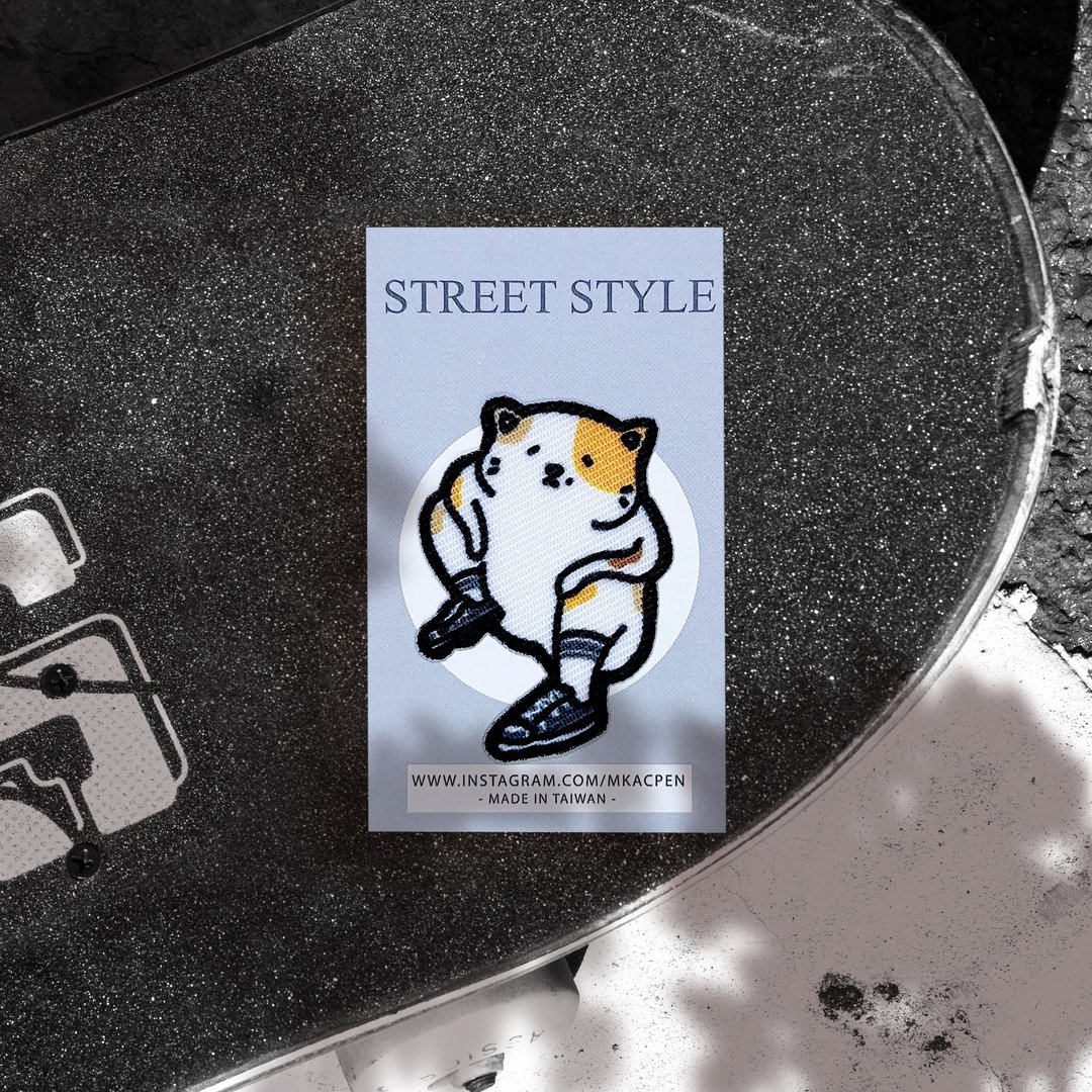 【烫片贴】Street Style-街头系列-熨烫贴/徽章/补丁-共11款 - 徽章/别针 - 聚酯纤维 黑色
