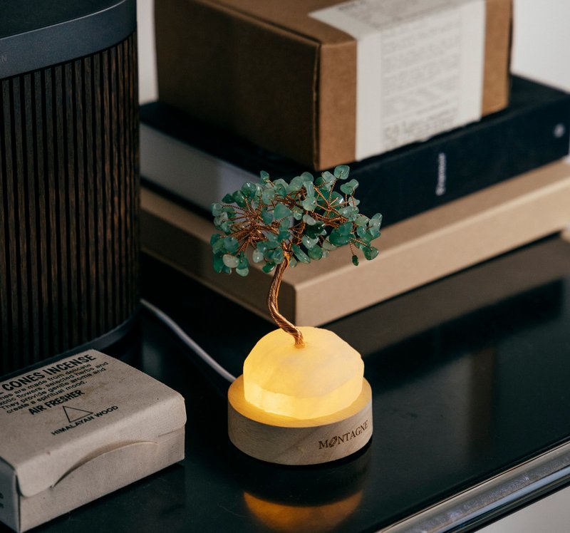 【Montagne】原矿水晶树 | Treasure Tree | 白水晶。绿东陵 - 摆饰 - 宝石 