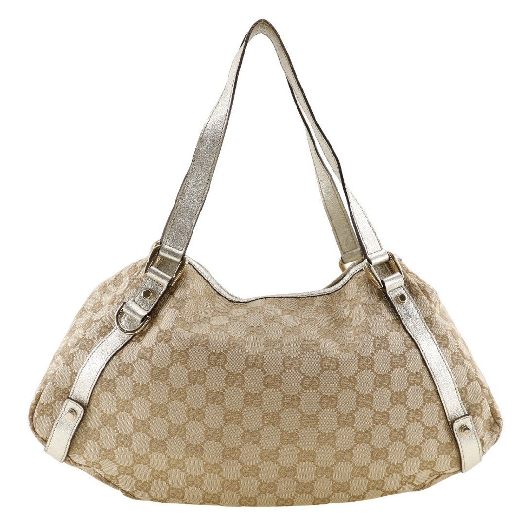 【日本直送】 ર્ GUCCI 托特包 130736 GG帆布 米色 女性【二手】 - 手提包/手提袋 - 其他人造纤维 咖啡色