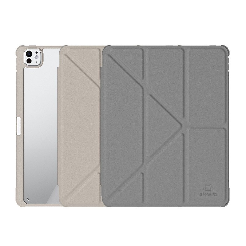 Hipporizz iPad Pro 13(2024) Origo 晶透笔槽防摔壳 - 平板/电脑保护壳 - 塑料 多色