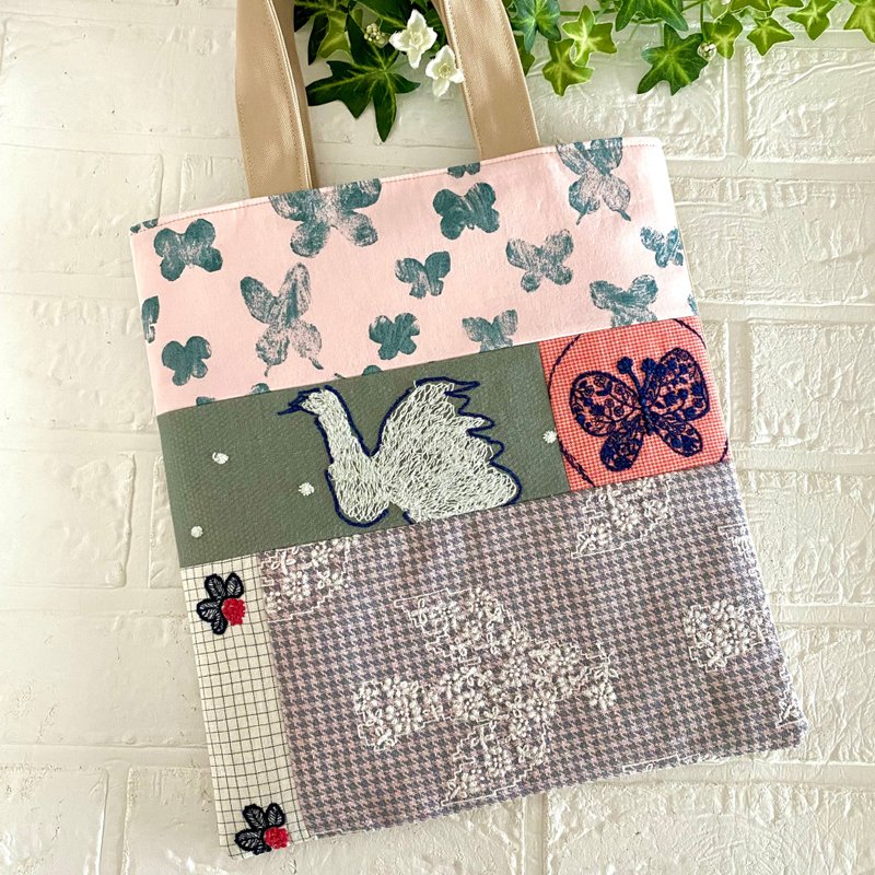 minä perhonen 拼布 包 包 minaperhonen - 手提包/手提袋 - 棉．麻 