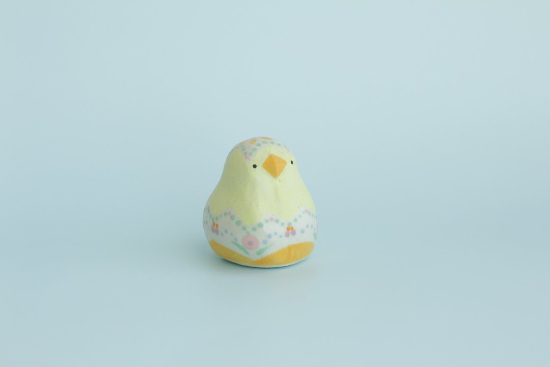 Easter Bird /yellow - 摆饰 - 陶 黄色