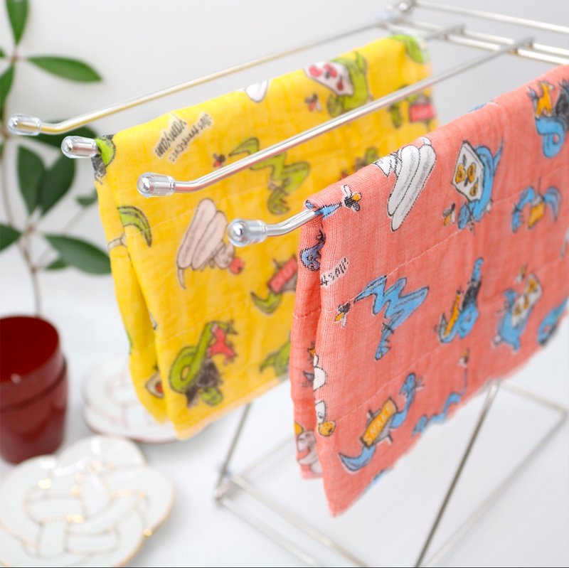 京友禅染万用巾 / Hello Snake! - 毛巾浴巾 - 棉．麻 