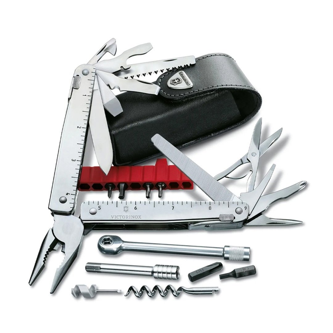 VICTORINOX瑞士维氏 Swiss Tool X Plus工具钳 115mm 银 3.0339.L - 露营用品 - 不锈钢 银色