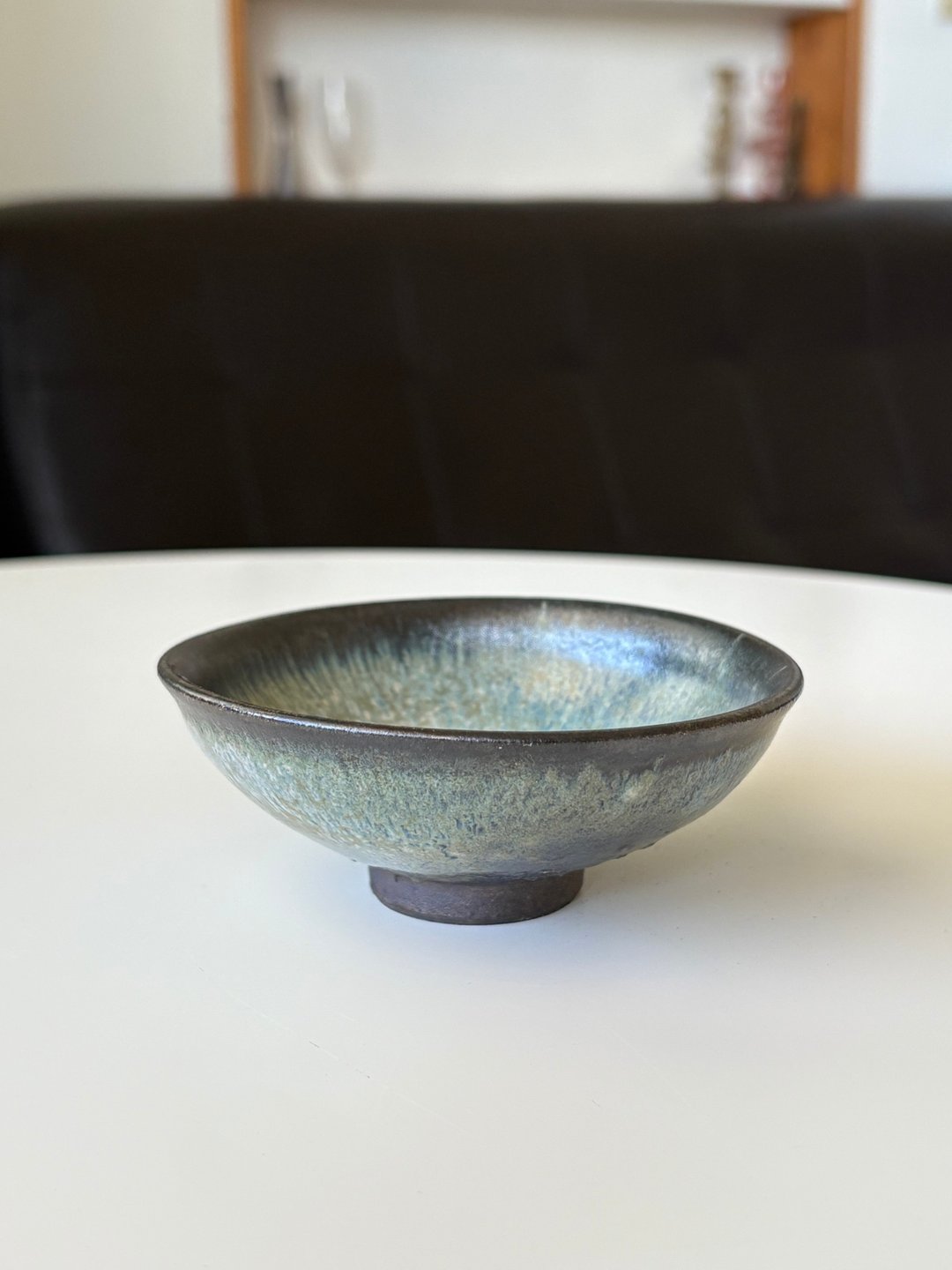 纯粹制陶 - 柴烧灰釉碗 小茶碗 - 茶具/茶杯 - 陶 
