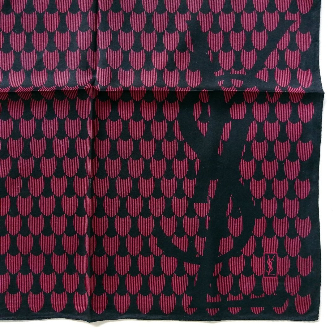 Yves Saint Laurent Vintage Handkerchief 20 x 20 inches - 丝巾 - 棉 红色