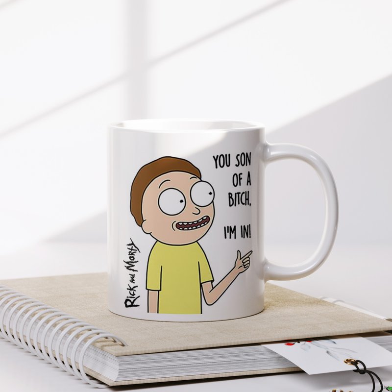 【瑞克和莫蒂】Son Of a Bitch 马克杯/Rick and Morty - 咖啡杯/马克杯 - 陶 多色