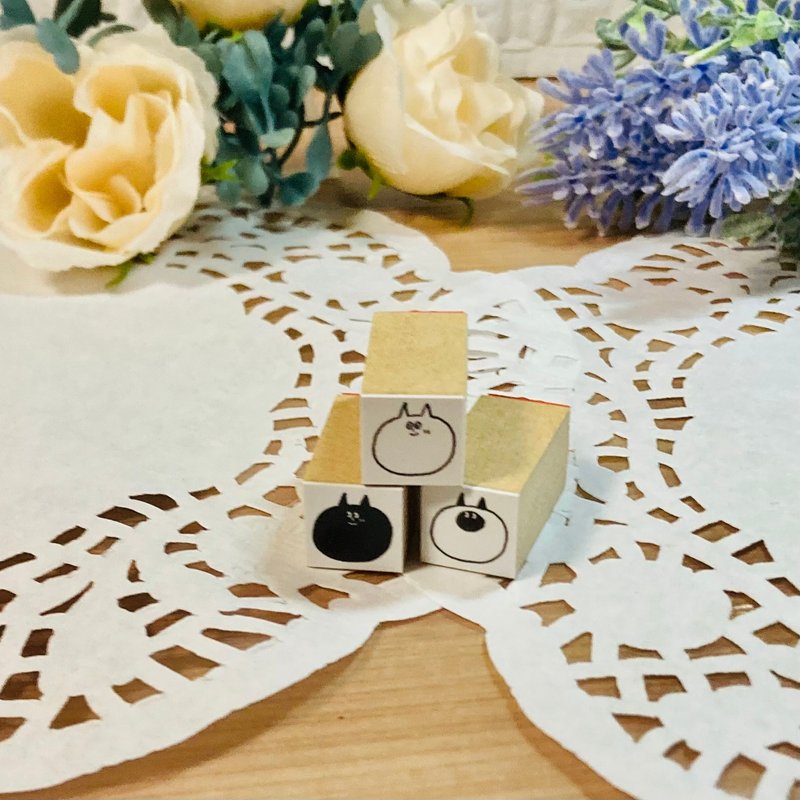 黑猫 猫脸印章 - 印章/印台 - 橡胶 