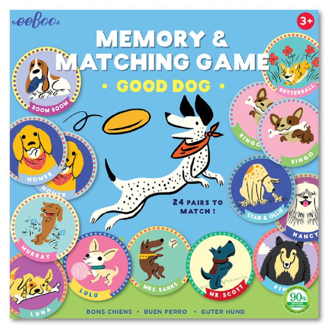 eeBoo 记忆游戏 - Good Dog Memory Game 乖狗狗记忆游戏 - 桌游/玩具 - 纸 多色