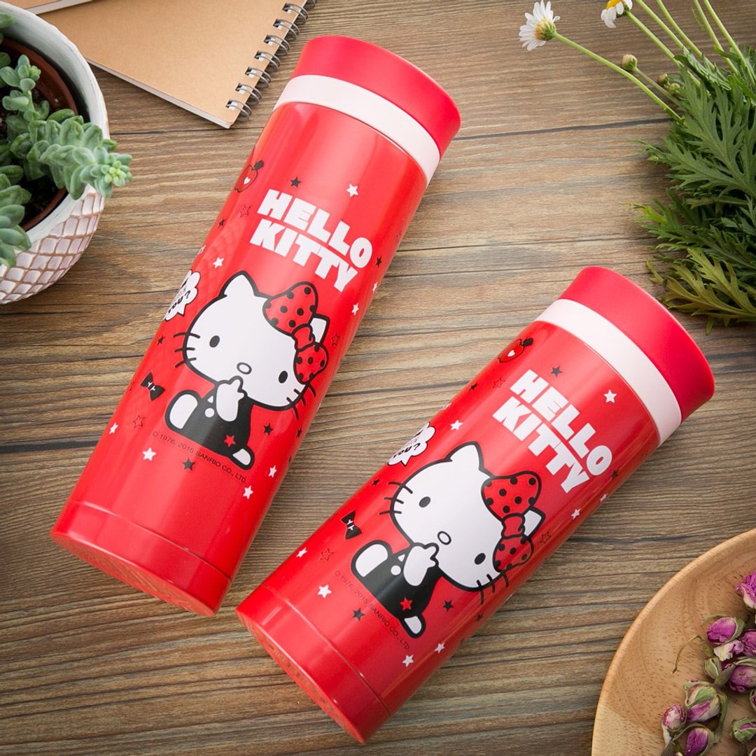 【Hello Kitty】不锈钢真空保温杯组(350ml+480ml) - 保温瓶/保温杯 - 不锈钢 
