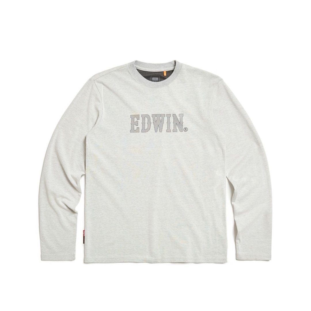 EDWIN 男装 WILDFIRE 经典印花长袖 T 恤 (银灰色) #上衣 - 男装上衣/T 恤 - 棉 灰色