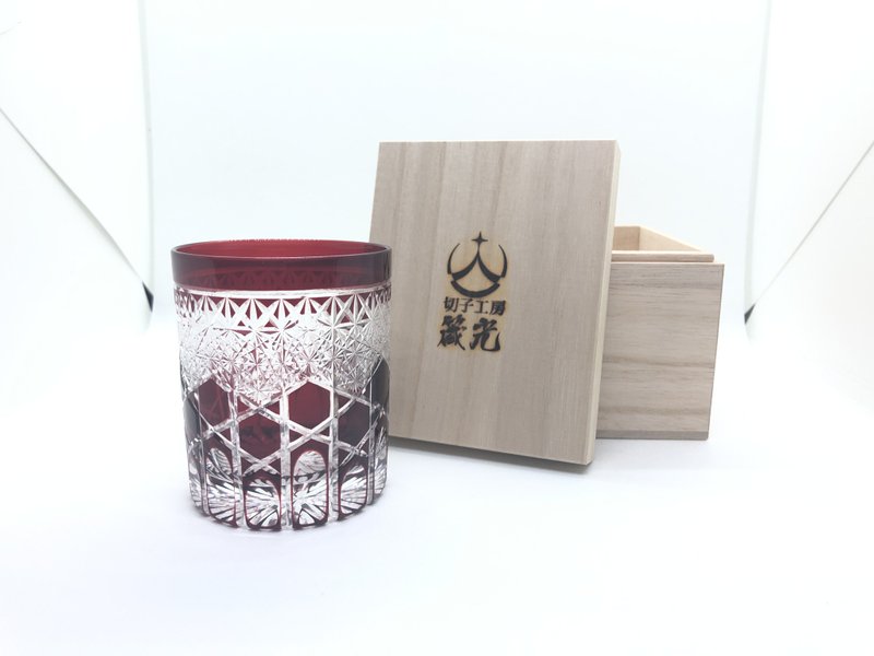 Traditional three kinds of rock glass - 玻璃杯 - 玻璃 红色