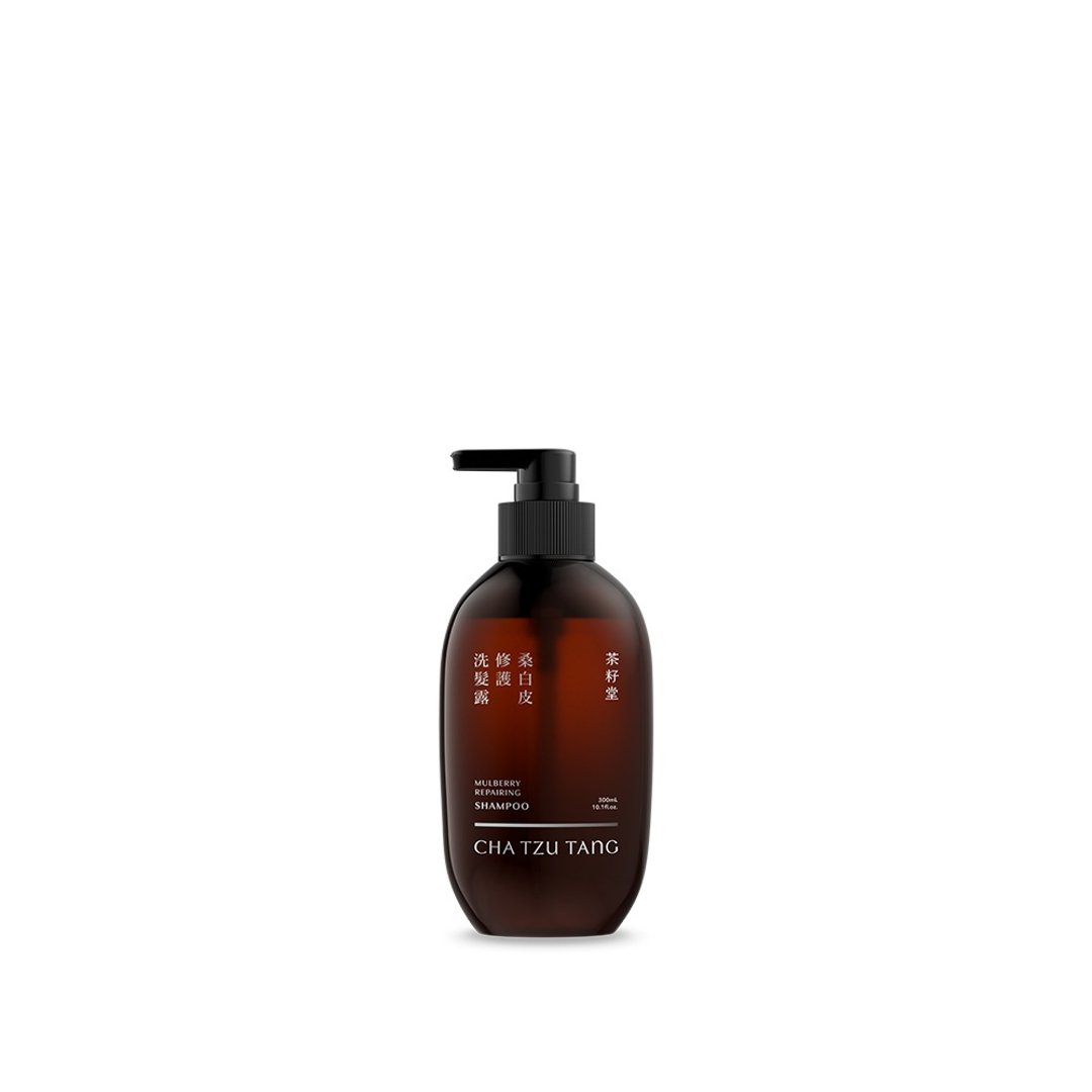 【茶籽堂】桑白皮修护洗发露 300mL(染烫受损/毛躁断裂/滋养修护) - 洗发用品 - 植物．花 