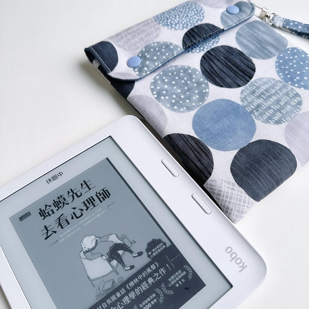 电子书阅读器扣子收纳包//Kobo/HyRead/Readmoo系列(定制化布料) - 电脑包 - 棉 