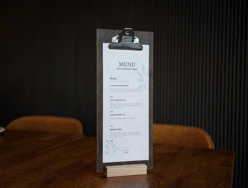 木桌帐篷、桌架菜单、展示架免费雕刻 - 其他 - 木头 多色