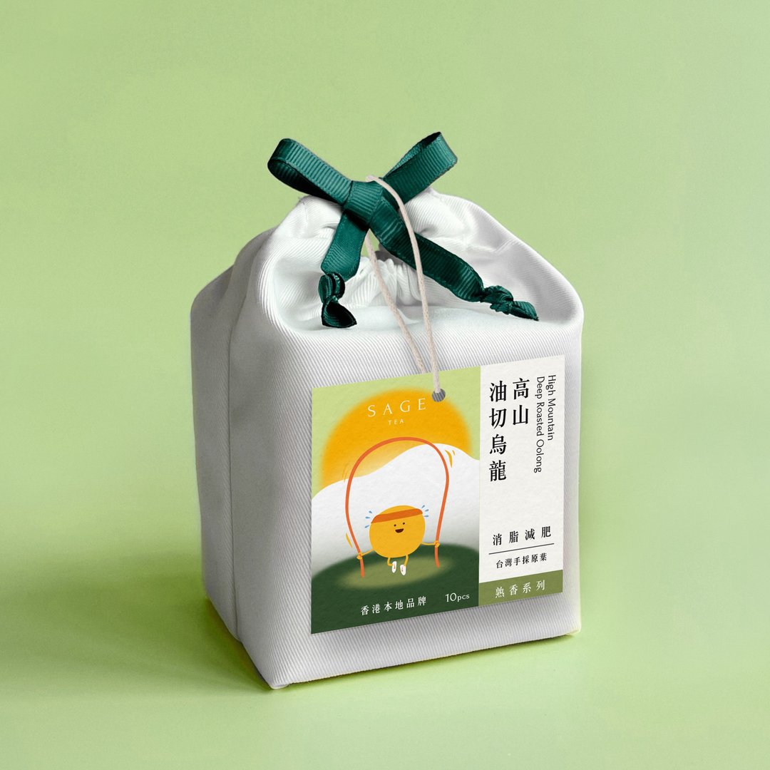 【 质感送礼首选】Sage Tea【台湾高山茶】油切乌龙茶 | 10入罐 - 茶 - 新鲜食材 白色
