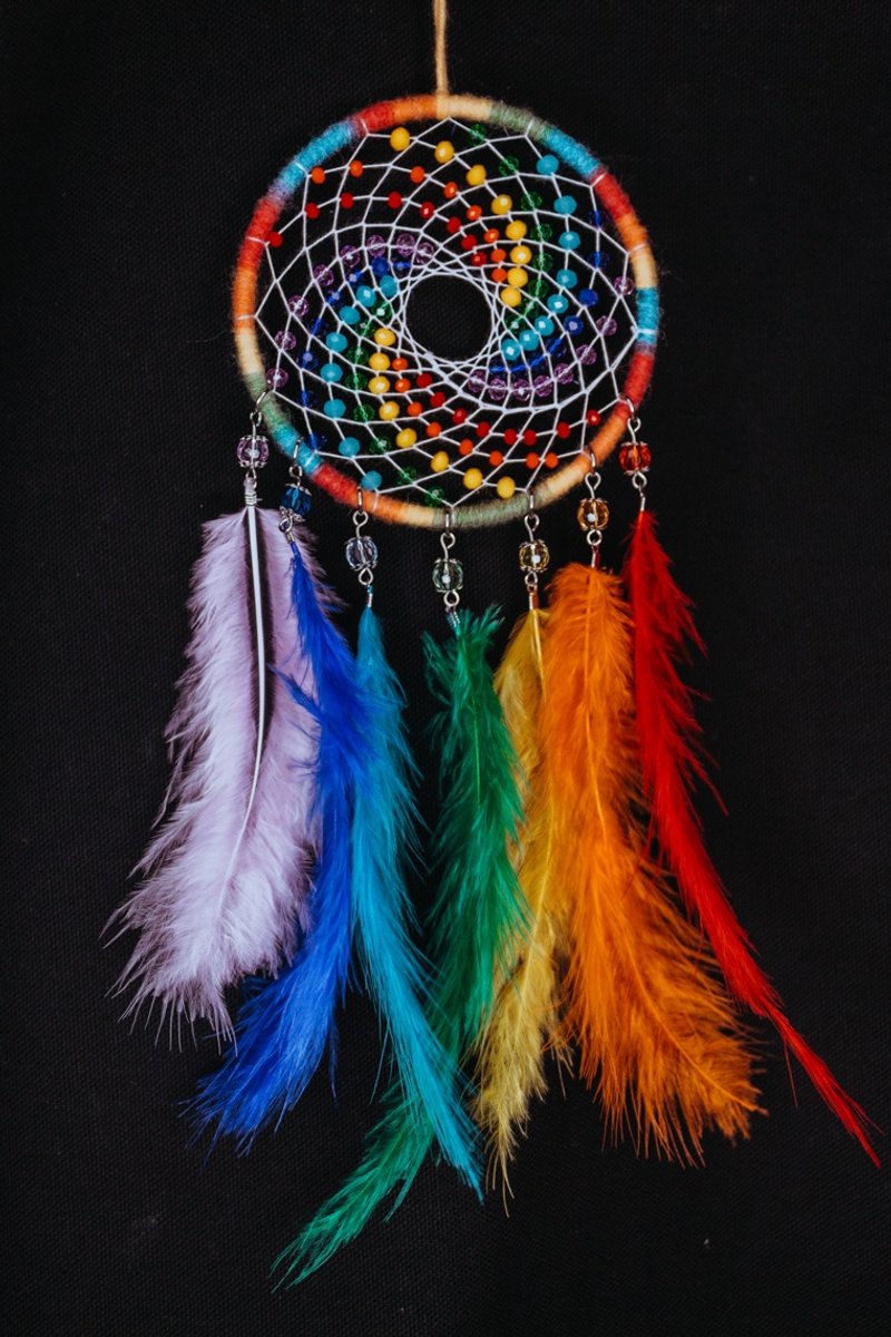 纯手工捕梦网 Handmade Dreamcatcher－【彩色漩涡】 - 摆饰 - 其他材质 多色