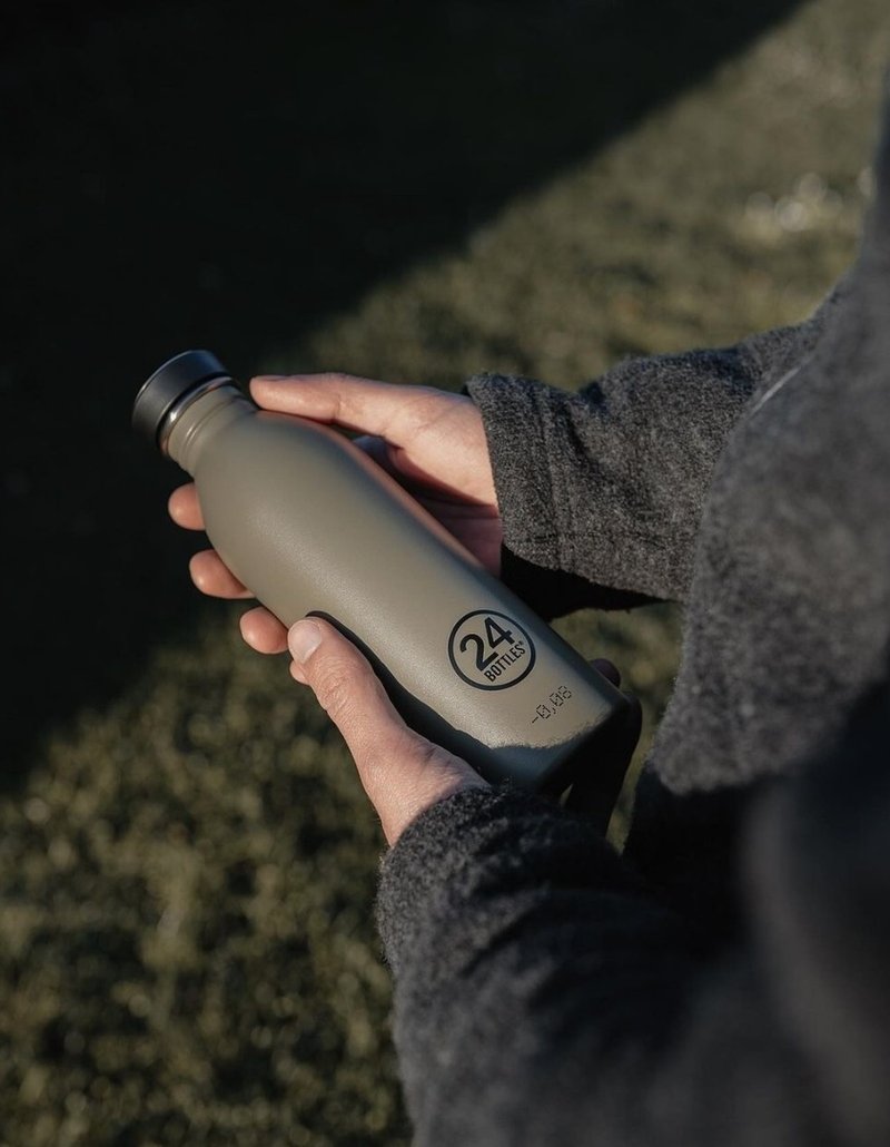 【URBAN超轻量羽毛系列】磨沙面 Sage - 500ml不锈钢瓶 - 水瓶/水壶 - 不锈钢 卡其色