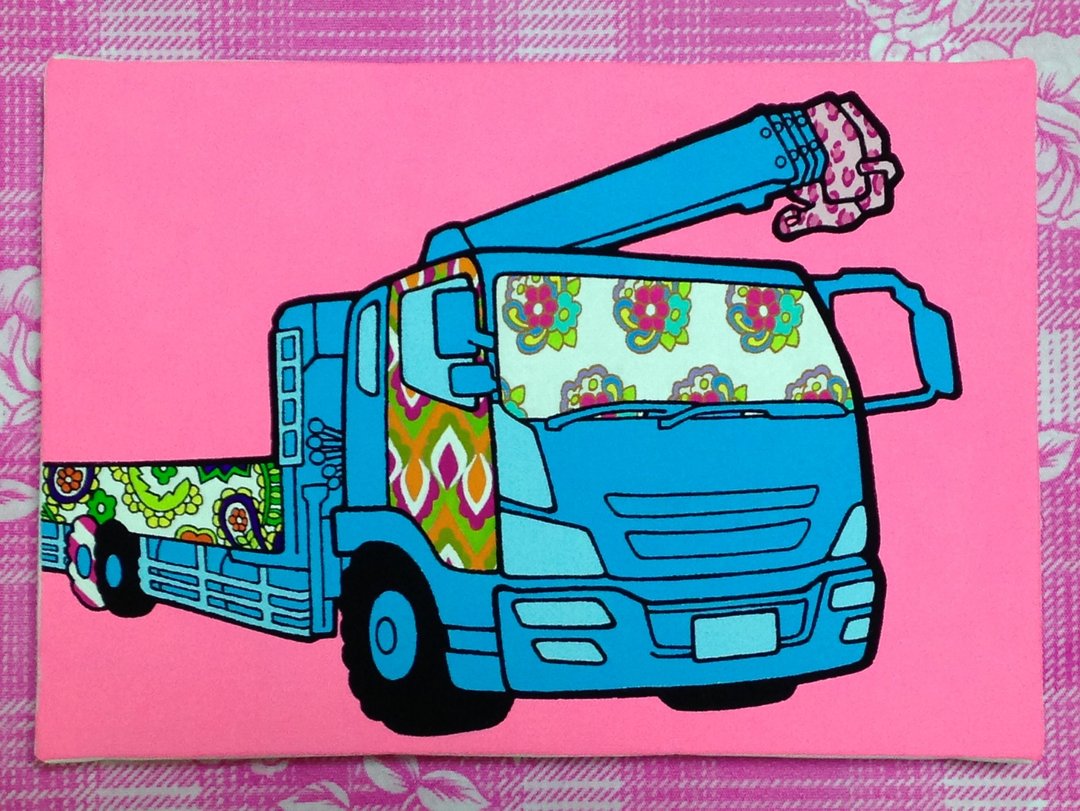 独特的汽车 - 插画/绘画/写字 - 其他材质 