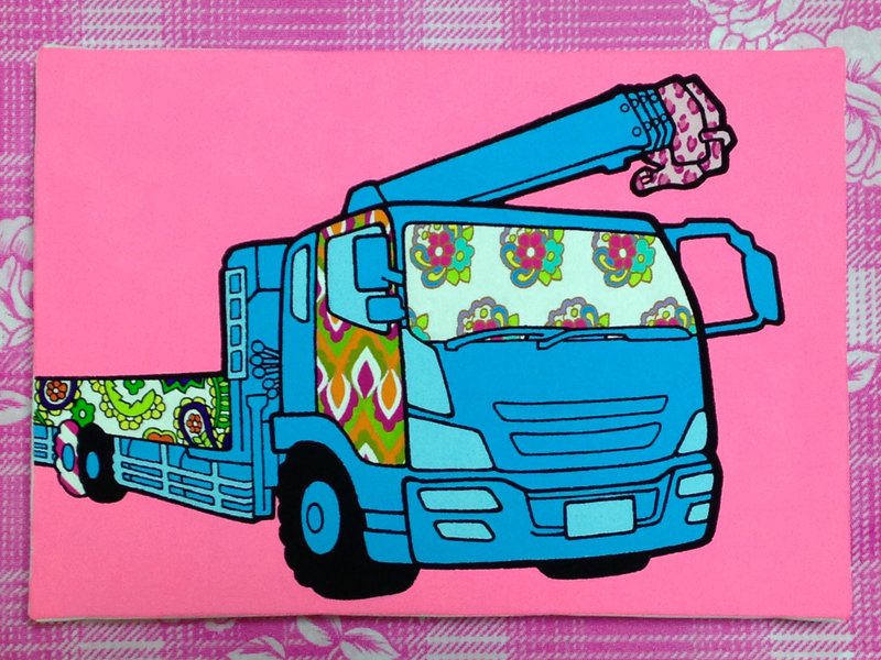 独特的汽车 - 插画/绘画/写字 - 其他材质 