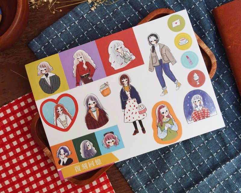 模造贴纸 复刻回忆 - 贴纸 - 纸 