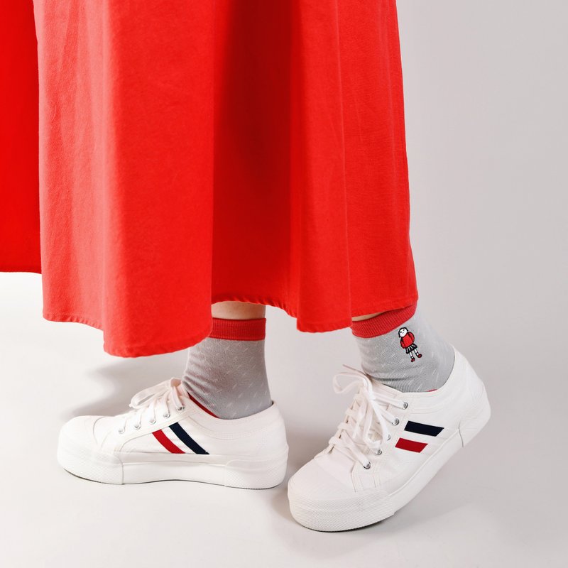 厚底/增高/lana-h经典白/休闲鞋/帆布鞋 - 女款休闲鞋 - 棉．麻 白色