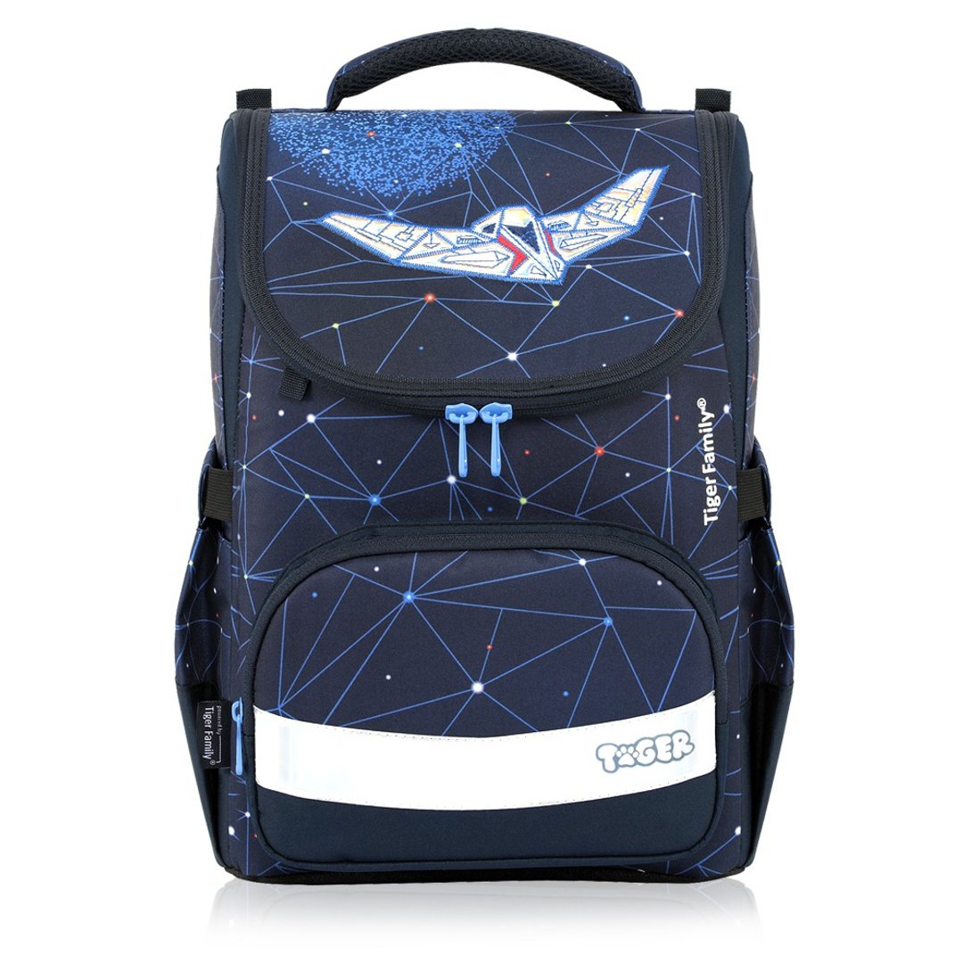 Tiger Family公爵超轻量护脊书包-星球战舰 - 后背包/双肩包 - 防水材质 蓝色