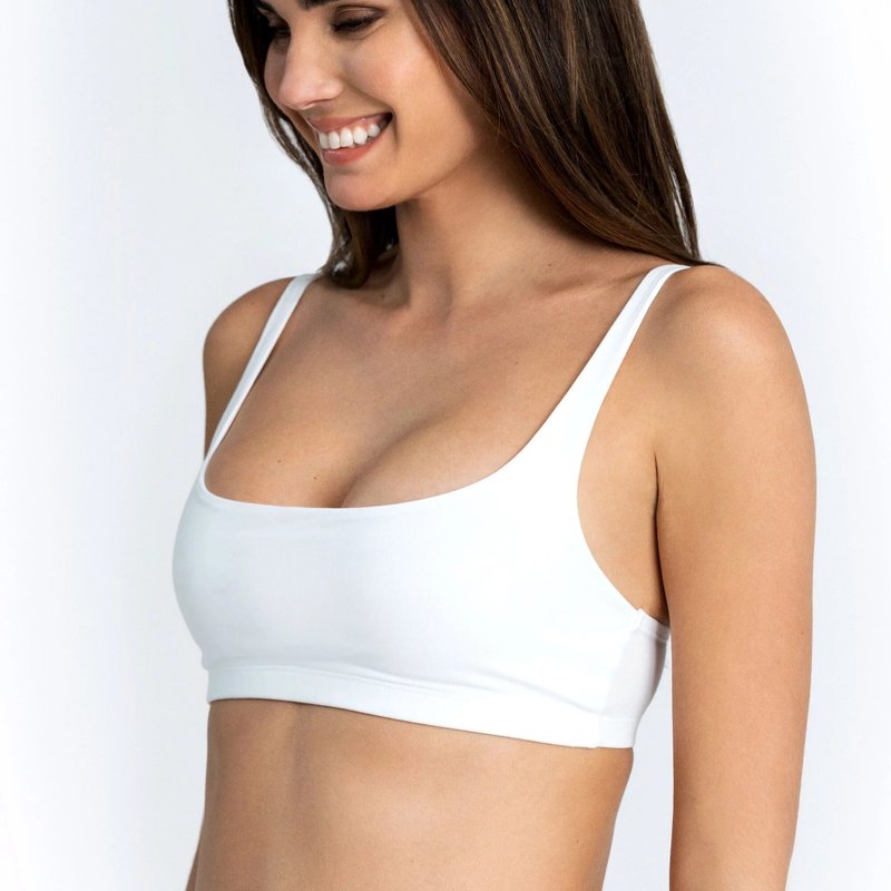 Bread & Boxers Soft Bra 舒适有机棉女用无钢圈内衣 - 白 - 女士内衣裤 - 棉．麻 白色