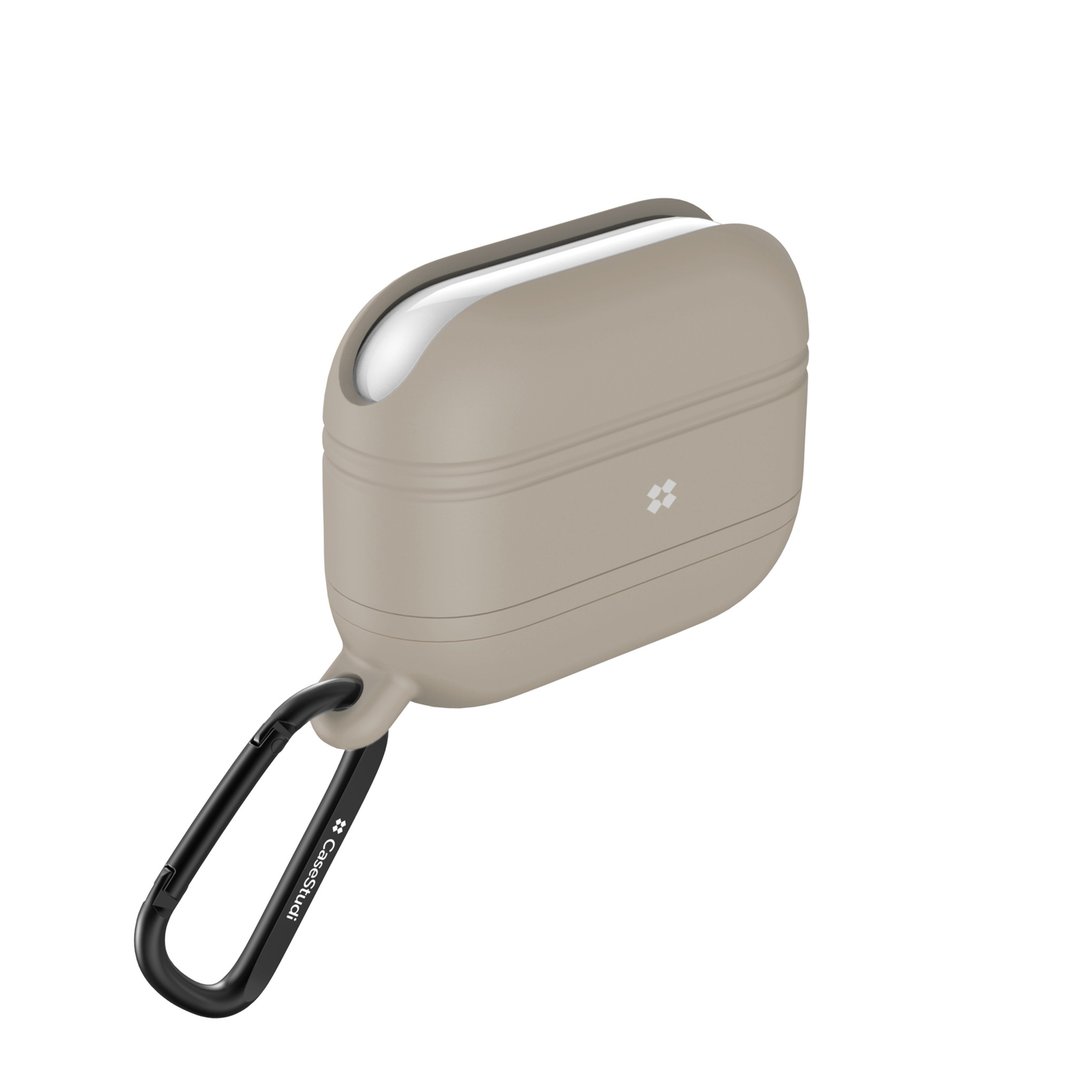 AIRPODS PRO 2 & 1 WATERPROOF CASE: KHAKI - 耳机收纳 - 硅胶 