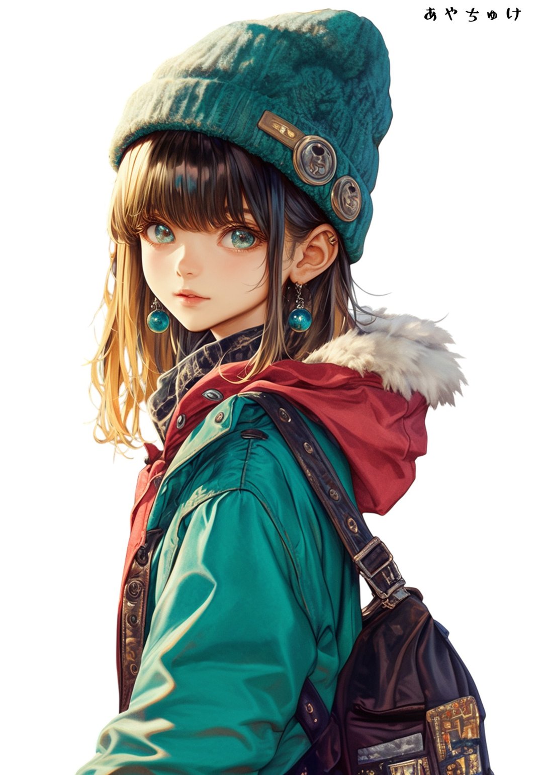 【11月新品】07-105-0299 人物贴纸 冬日女孩 - 贴纸 - 纸 