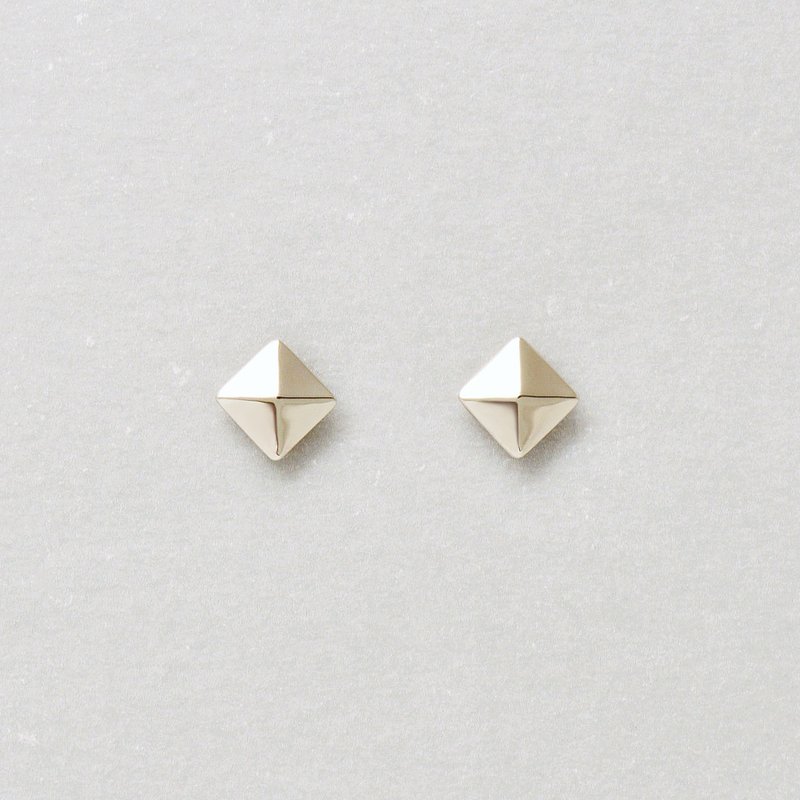【Second Earrings】 铂金耳环 (4mm) - 耳环/耳夹 - 贵金属 