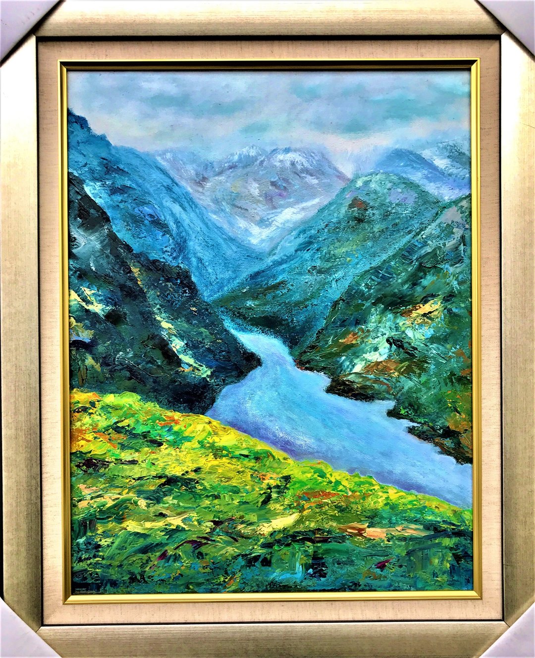 瑰丽峡谷 包邮 油画 画刀手绘原创 挂画壁画 装饰画 欧式油画 - 海报/装饰画/版画 - 棉 多色