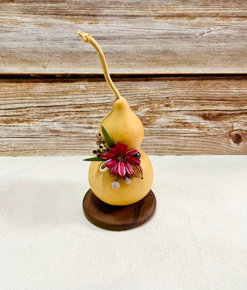 天然大葫芦摆饰/干燥果实/小雏菊干燥花/植物 - 摆饰 - 植物．花 