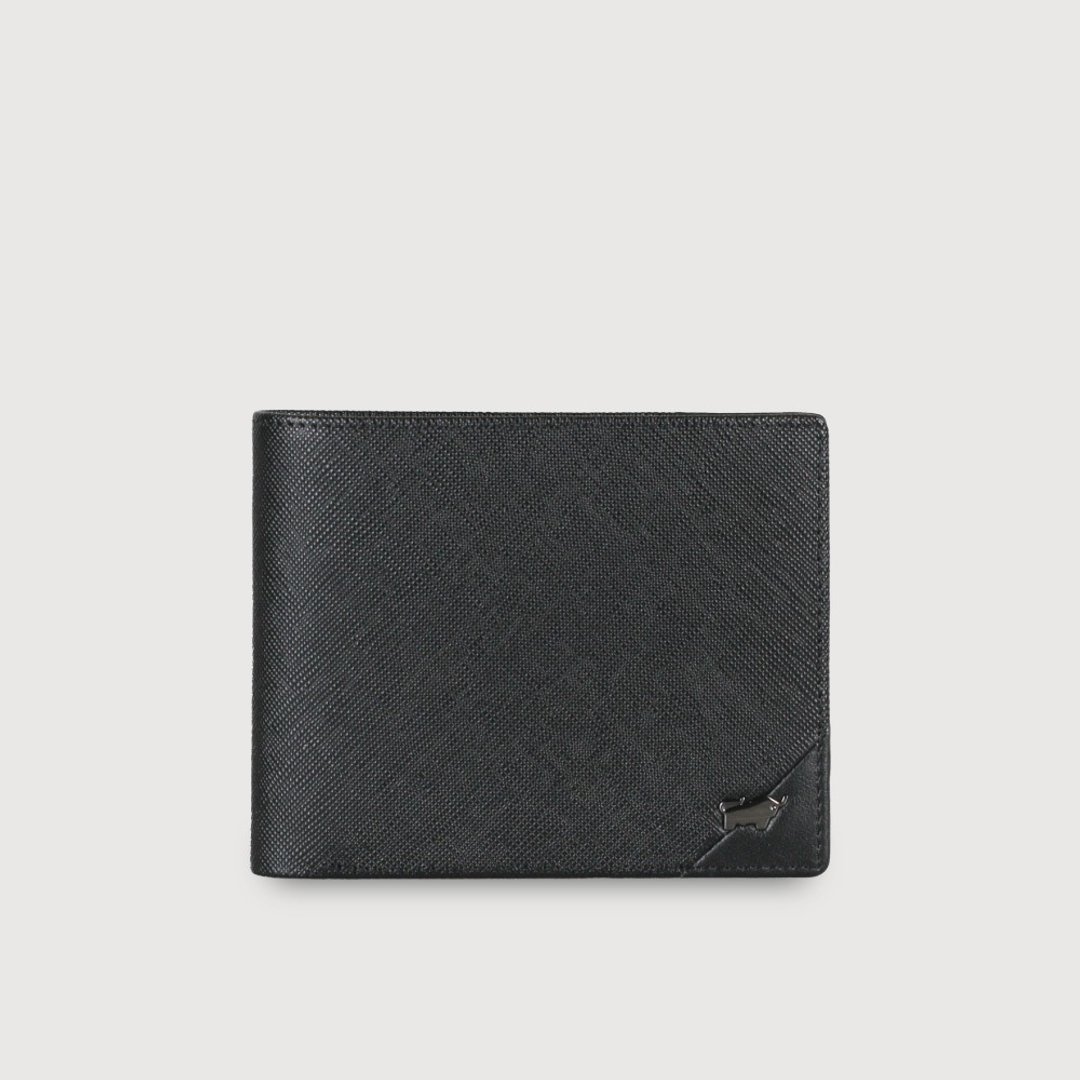 【免费赠送送礼提袋】加利恩-A 8卡铁夹皮夹-黑色/BF561-321-BK - 皮夹/钱包 - 真皮 