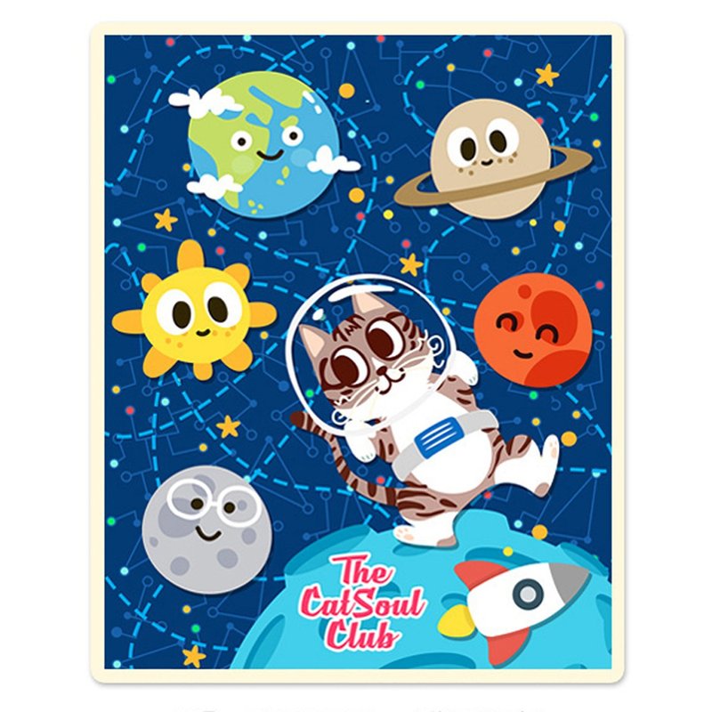 冷气毯-太空喵星人120x150cm和150x200cm (两种尺寸) - 被子/毛毯 - 其他人造纤维 