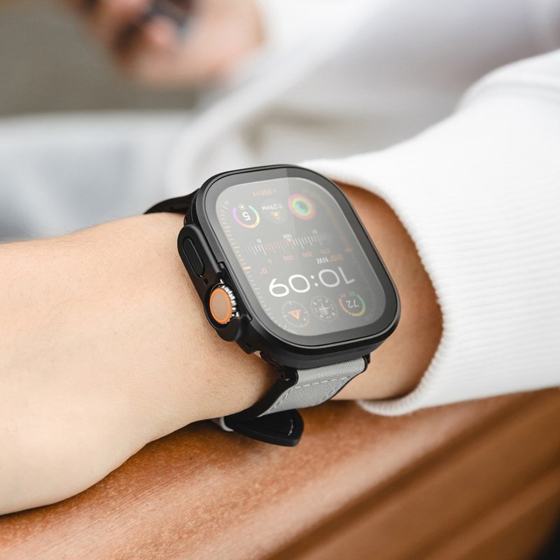 Apple Watch Modern Hybrid玻璃铝合金保护壳 Ultra/9 - 数码小物 - 铝合金 