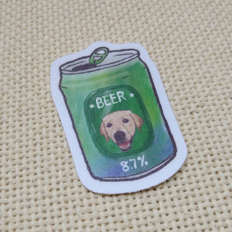 拉布拉多啤酒-防水车贴-行李箱贴纸_防水贴纸 - 贴纸 - 防水材质 