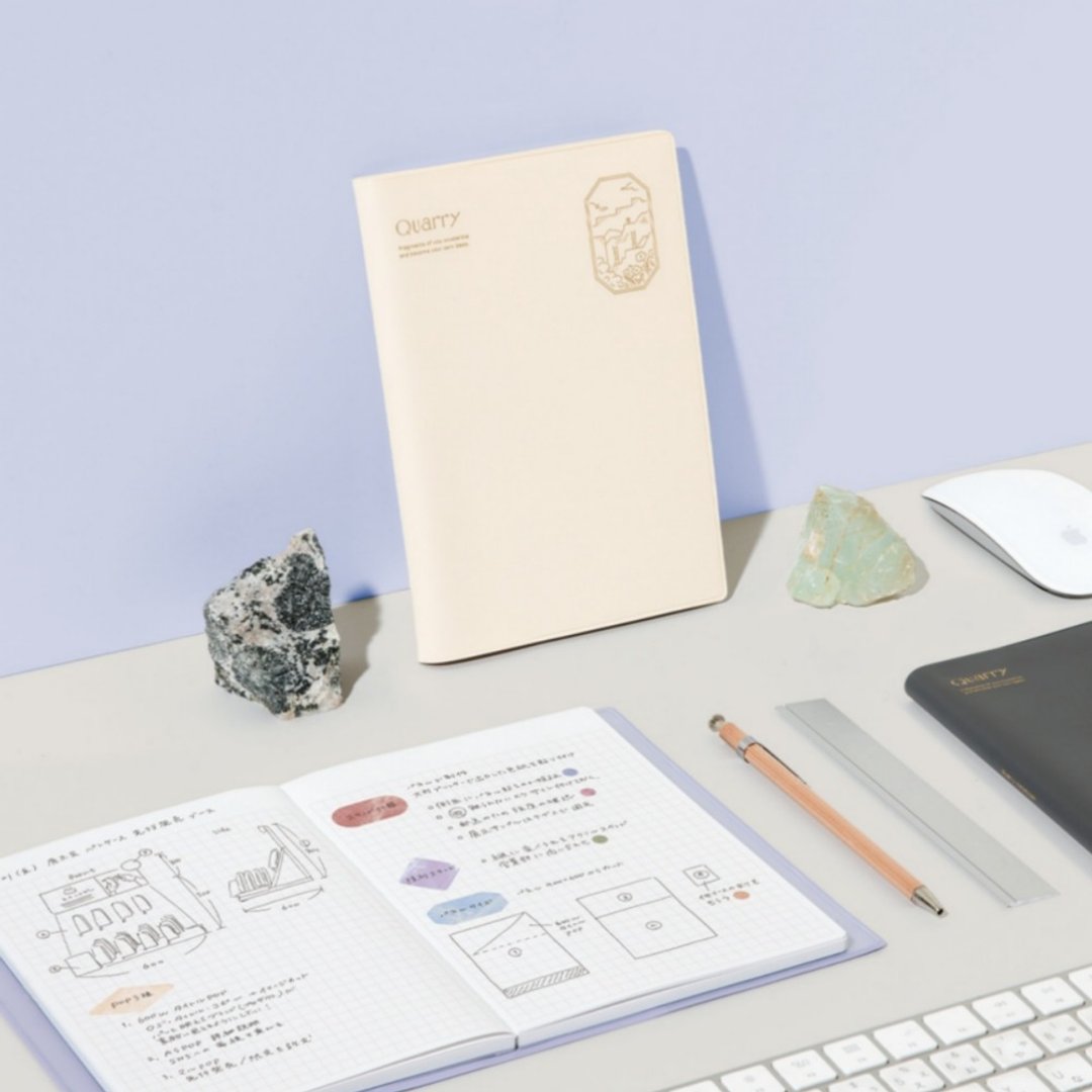 IROHA PUBLISHING Quarry 方眼笔记本 三款可选 - 笔记本/手帐 - 纸 多色