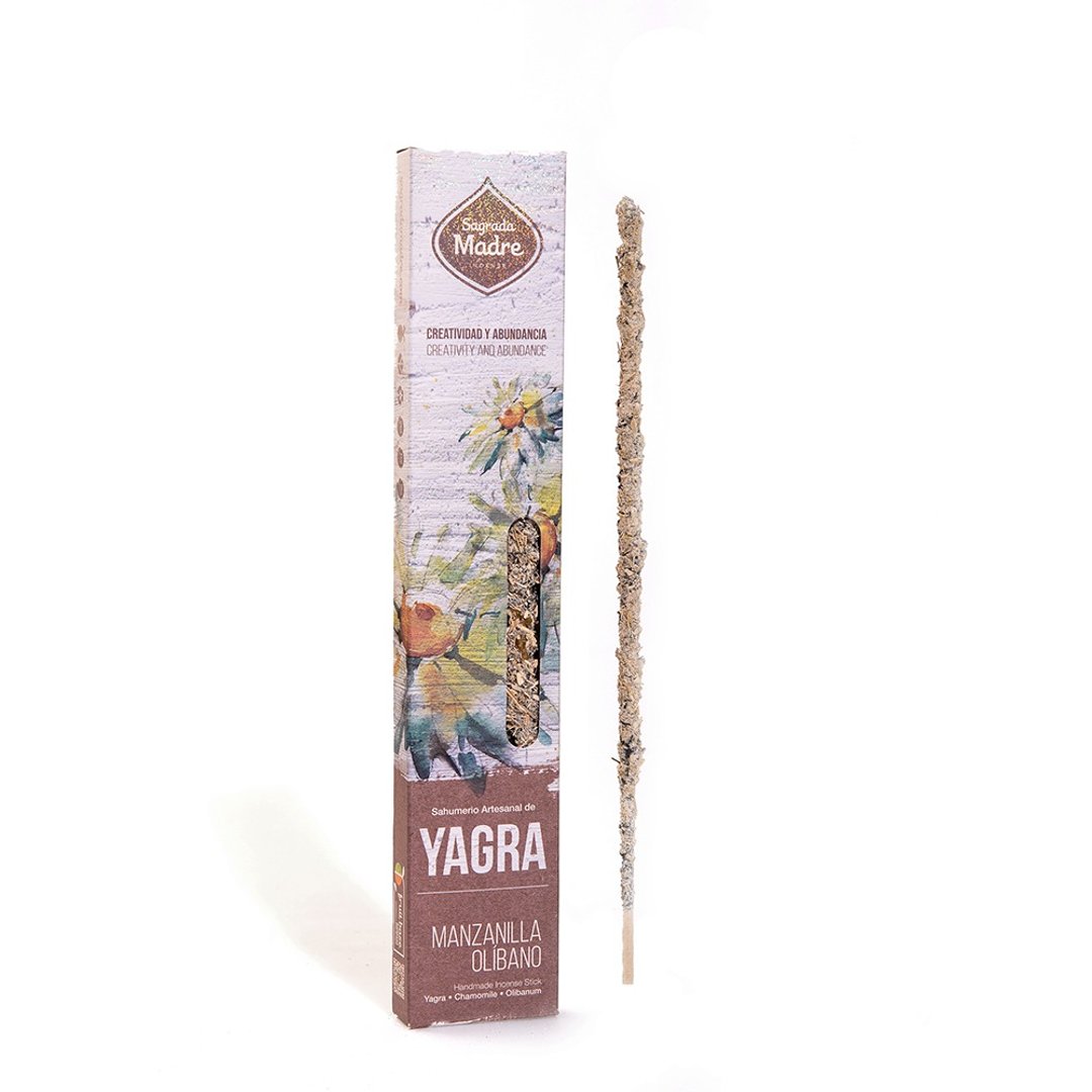 【Sagrada Madre】氛母_洋甘菊、乳香-Yagra香薰棒 - 香薰/精油/线香 - 植物．花 卡其色