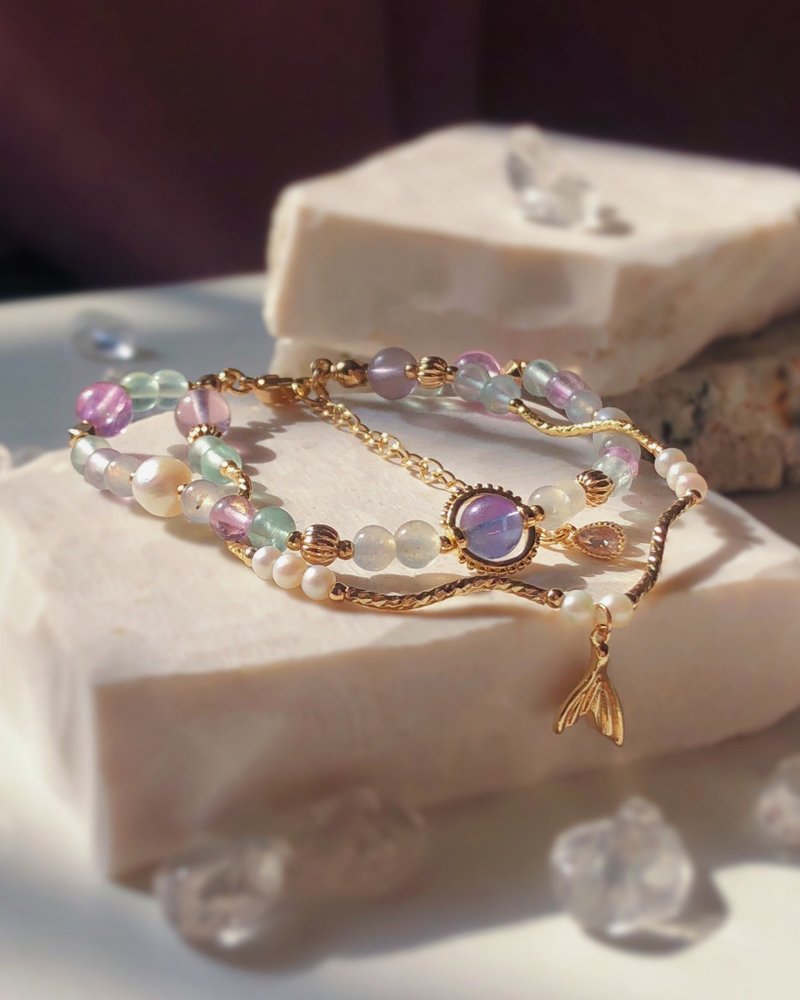 鳞光之境 - 手链/手环 - 水晶 多色