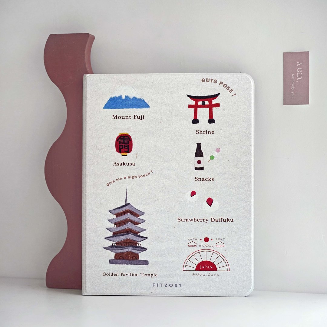 【FITZORY】旅行手帐本系列 -日本篇 | iPad壳 - 平板/电脑保护壳 - 塑料 多色