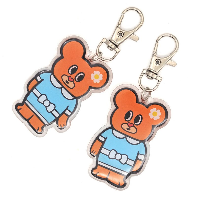 Twins Keychain - 钥匙链/钥匙包 - 塑料 多色