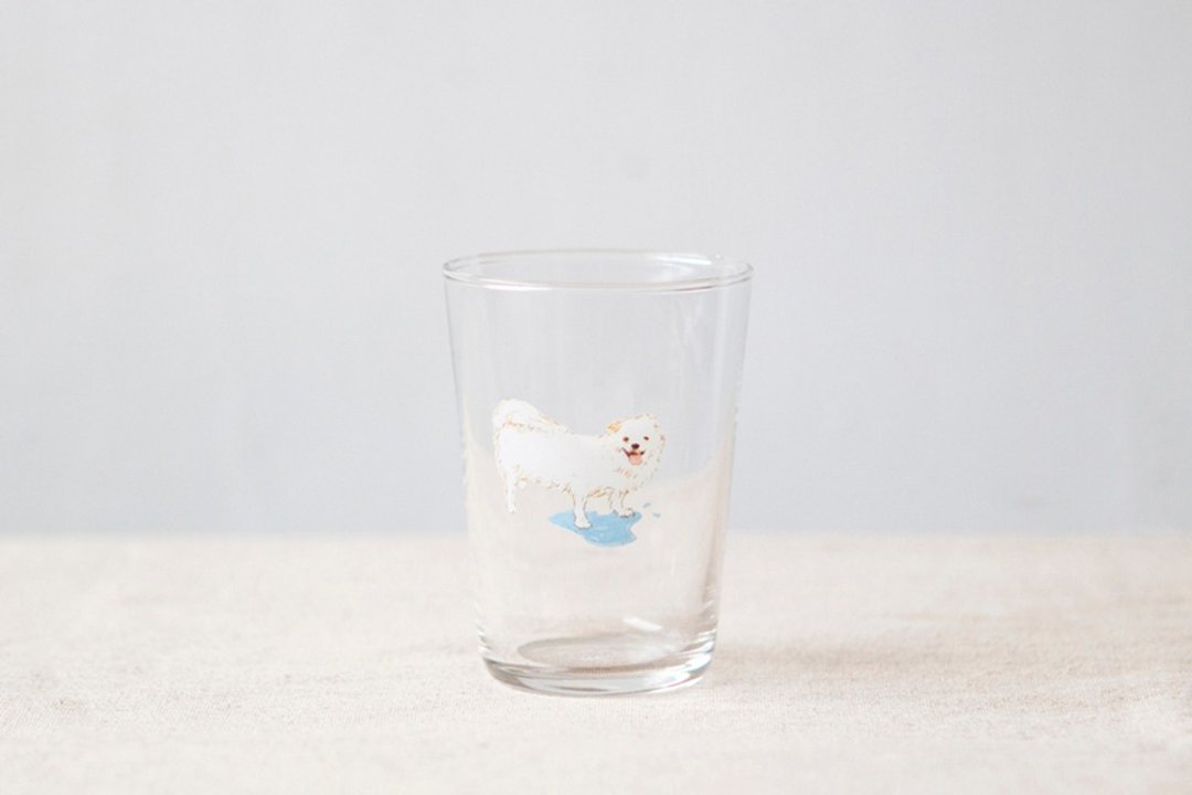 【+t企划】猫狗杯-狐狸犬 东东 - 玻璃杯 - 玻璃 透明