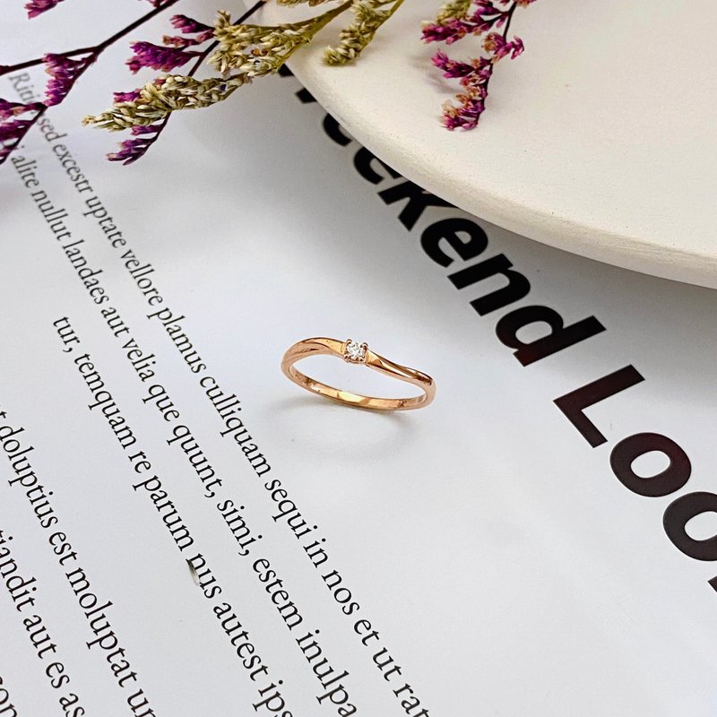 14K | 完美曲线_戒指 - 戒指 - 贵金属 