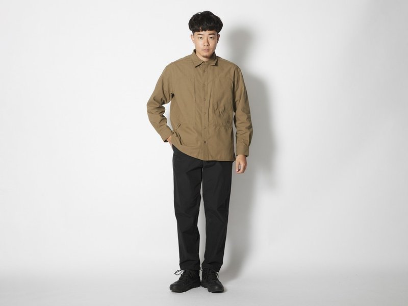 Light Mountain Cloth 长裤 黑色 - 男士长裤 - 尼龙 黑色