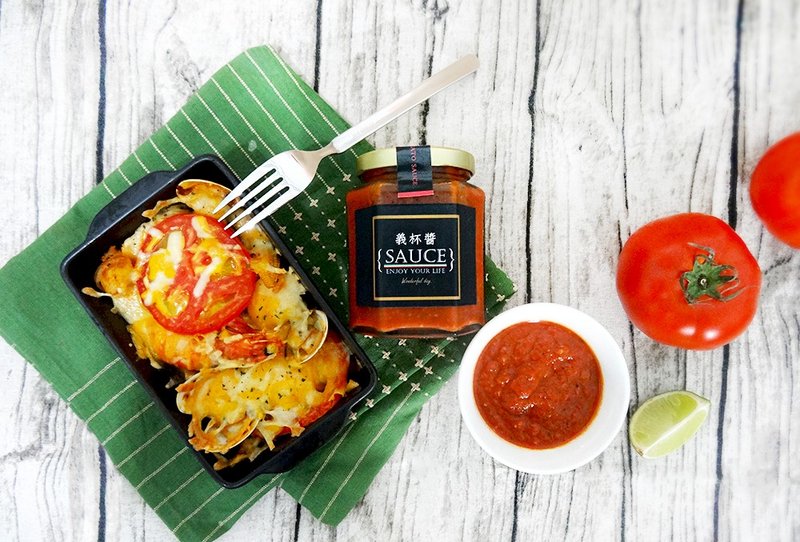 义杯酱- 手作红酱 义式调味酱 万用料理酱 - 酱料/调味料 - 新鲜食材 红色