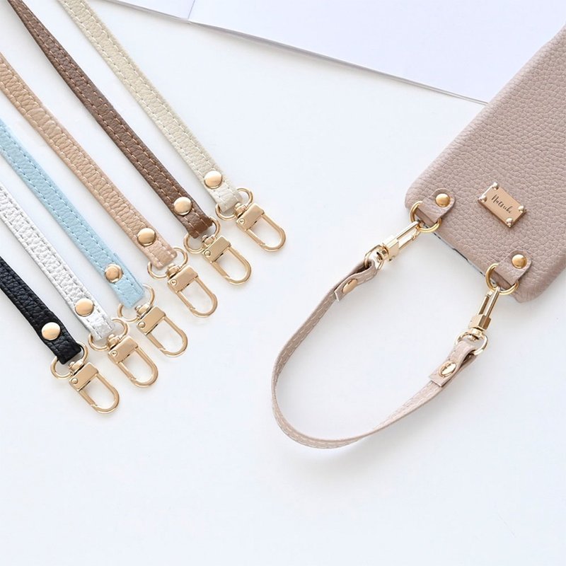 短带【PU带】手带防摔带FE10U - 手机配件 - 人造皮革 咖啡色