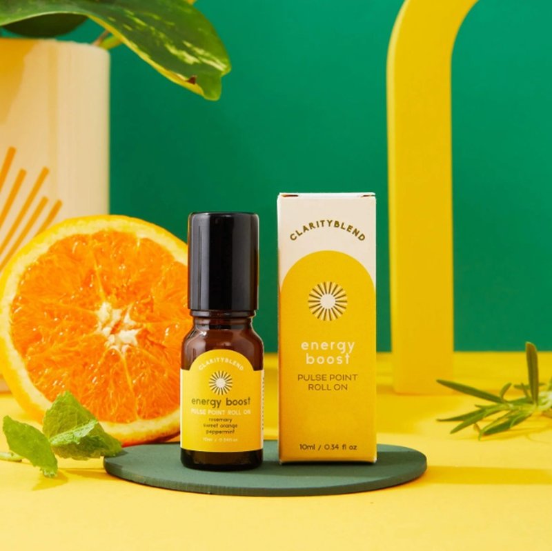 英国Clarity Blend Energy Boost 精油滚珠 - 香薰/精油/线香 - 精油 蓝色