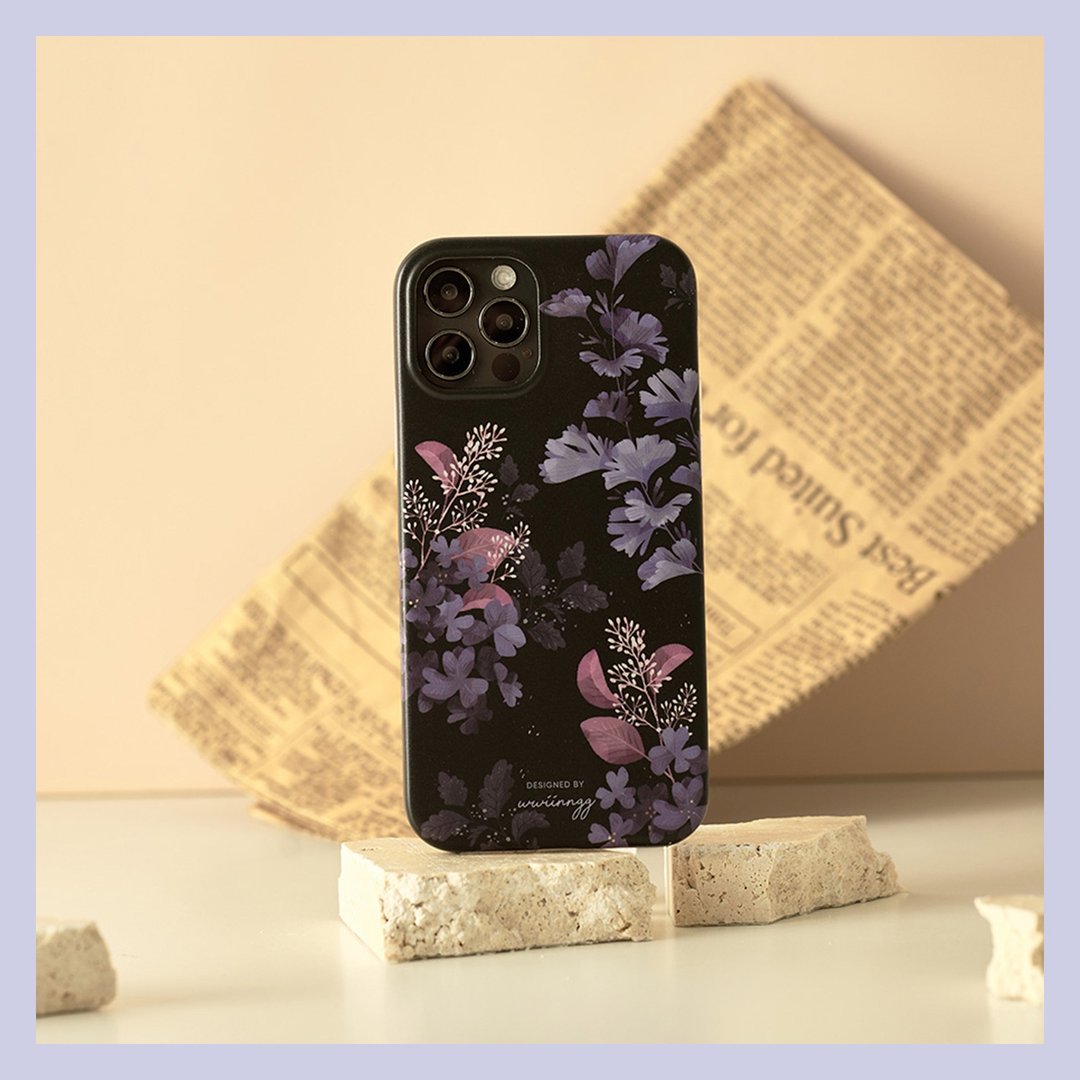 wwiinngg迷幻雾紫防摔iPhone手机壳 - 手机壳/手机套 - 塑料 紫色